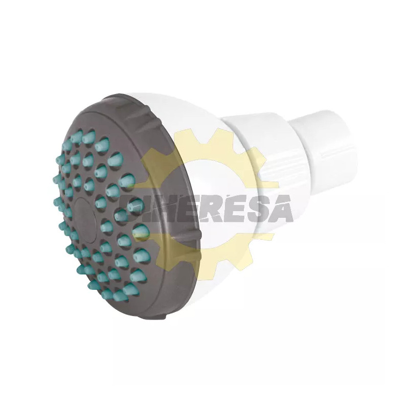 Regadera Abs 2 1/2" Antisarro Blanca