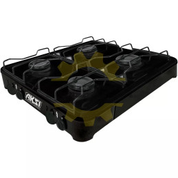 Estufa De Mesa 4 Quemadores Negro