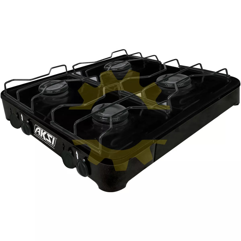 Estufa De Mesa 4 Quemadores Negro