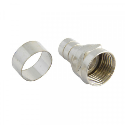 153201 SURTEK Conector tipo campana para cable coaxial RG6 Surtek | DIHERESA
