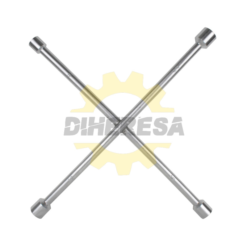 Llave De Cruz Pulida Y Cromada De 18"
