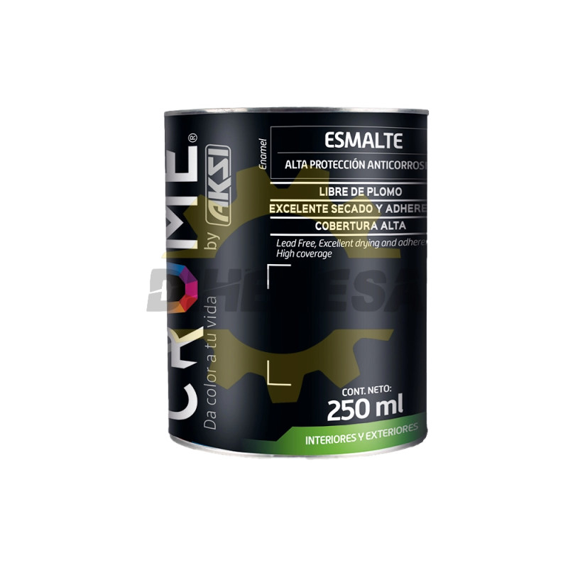 Pintura Esmalte Rojo Intenso, 250 Ml