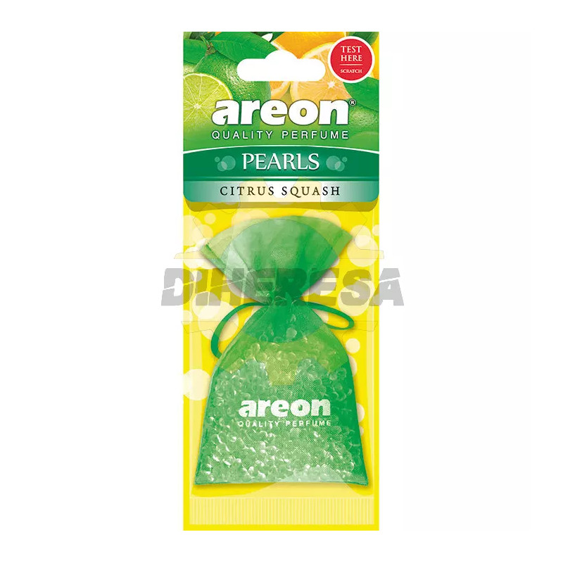 Aromatizante Areon Pearls - Citrus Squash