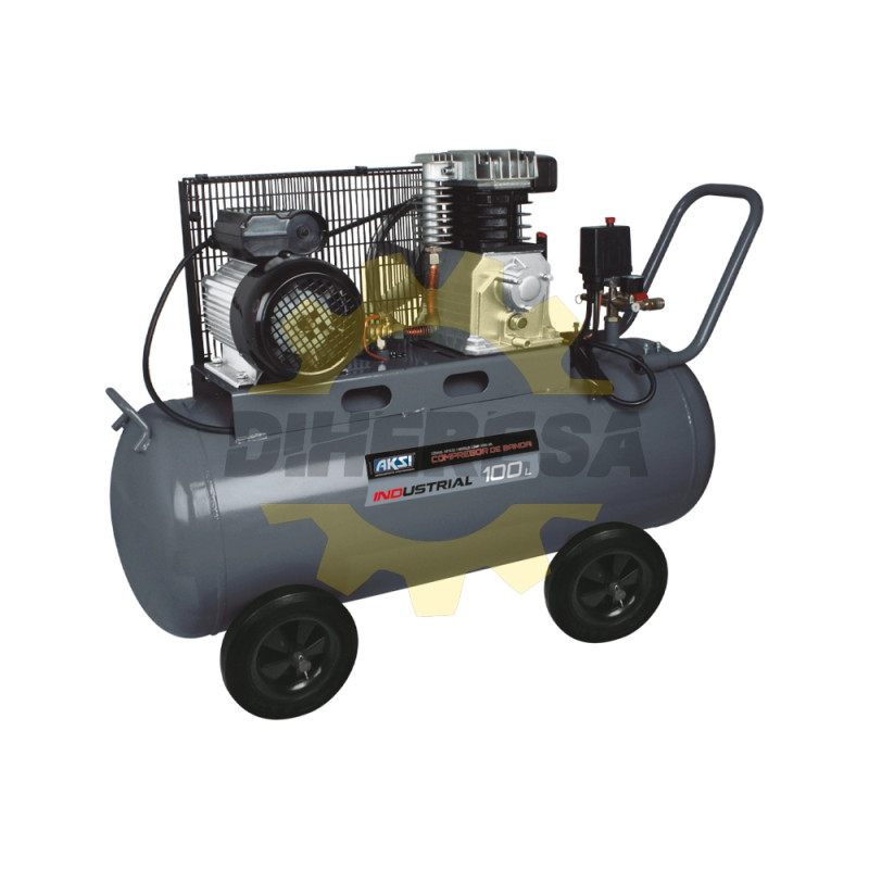 Compresor De Banda 100 Lts, 4hp, 2985w, 120v - Ind