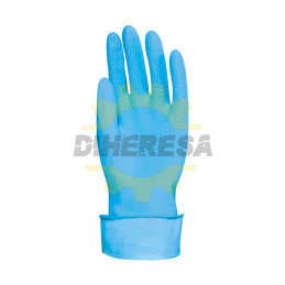 Guantes De Latex Para Limpieza Grandes - Azul