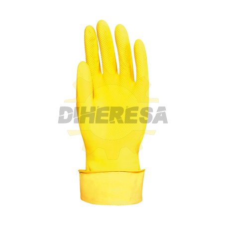 Guantes De Latex Para Limpieza Medianos - Amarillos