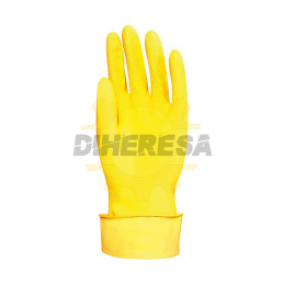 Guantes De Latex Para Limpieza Grandes - Amarillos