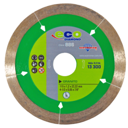 Disco de diamante con liga de cobre para corte 4-1/2 x 0.05 x 7/8 Pulgadas.