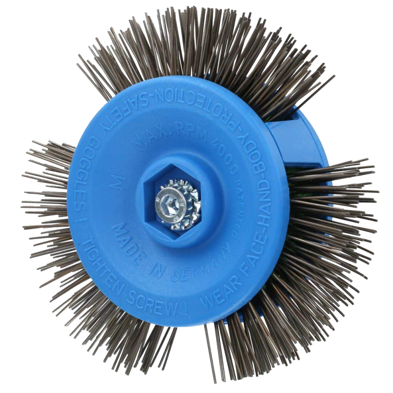Cepillo de 4 Pulgadas para limpieza y reparación de metal y pintura.