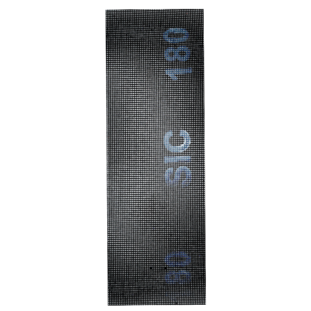 Hoja de malla de 4 x 12 - 1/2 Pulgadas, TIMAC - 180 para lijado de superficies.