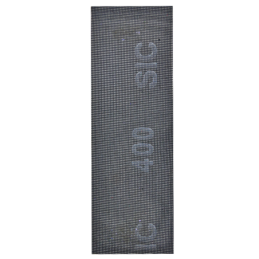 Hoja de malla de 4 x 12 - 1/2 Pulgadas, TIMAC - 400 para lijado de superficies.