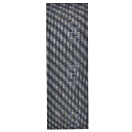 Hoja de malla de 4 x 12 - 1/2 Pulgadas, TIMAC - 400 para lijado de superficies.