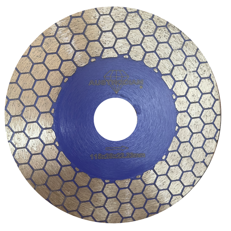 Disco de diamante 2 en 1 para corte y desbaste 5 x 1/16 x 7/8.