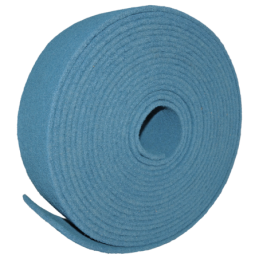 Rollo de fibra de 100 x 10,000 m de óxido de aluminio - grano muy fino para dar acabado.