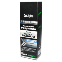 Pasta para prepulido de acero inoxidable, titanio y metales