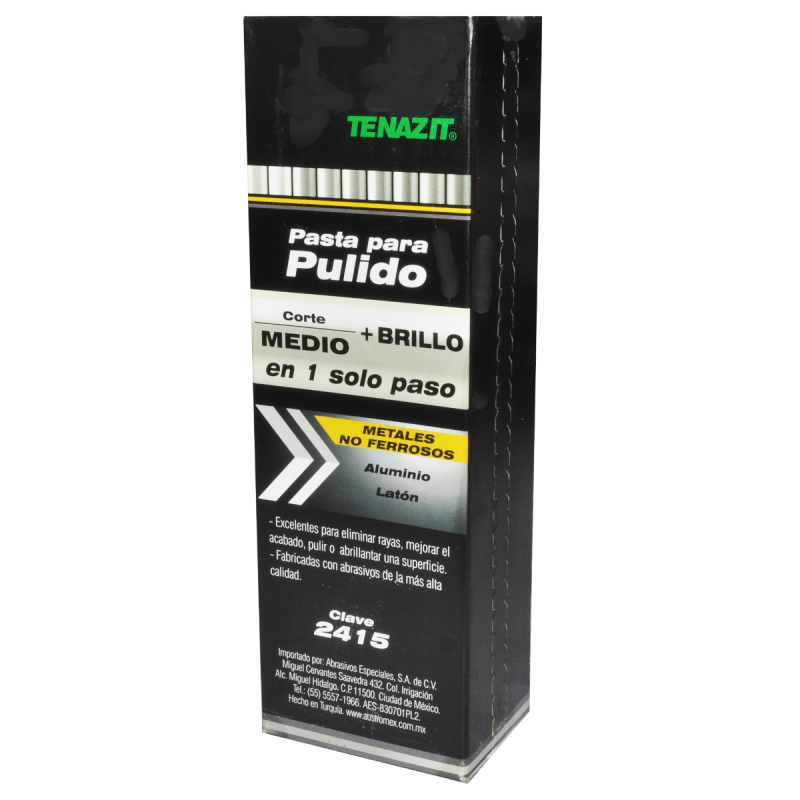 Pasta de pulido para aluminio y metales no ferrosos.