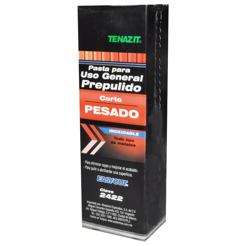 Pasta Easy Cut de uso general para prepulido de acero inoxidable.