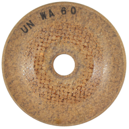 Disco abrasivo flexible de 2 1/4 x 1/8 x 3/8 Pulgadas - Grano 60 para rebabeo y pulido.