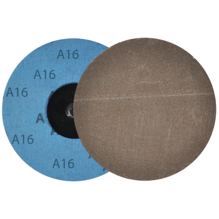 Disco de cambio rápido (Rol-Ok) de 3 Pulgadas de óxido de aluminio piramidal - grano 1200