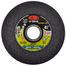 Disco para corte de inox y metal de 4-1/2 x 0.040 x 7/8 Pulgadas