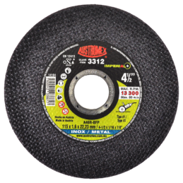 Disco para corte de inox y metal de 4-1/2 x 1/16 x 7/8 Pulgadas