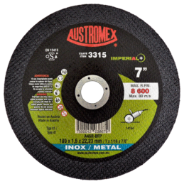 Disco para corte de inox y metal de 7 x 1/16 x 7/8 Pulgadas