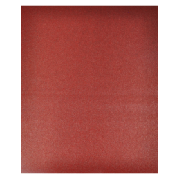 Hoja de lija de 9 x 11 Pulgadas con respaldo de tela.