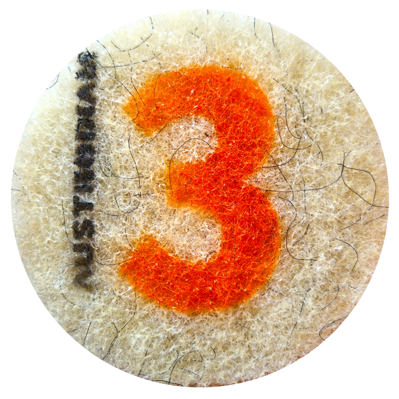 Pad de fibra con diamante para pulido de 5 Pulgadas.