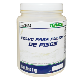 Polvo para pulir sobre mármol.
