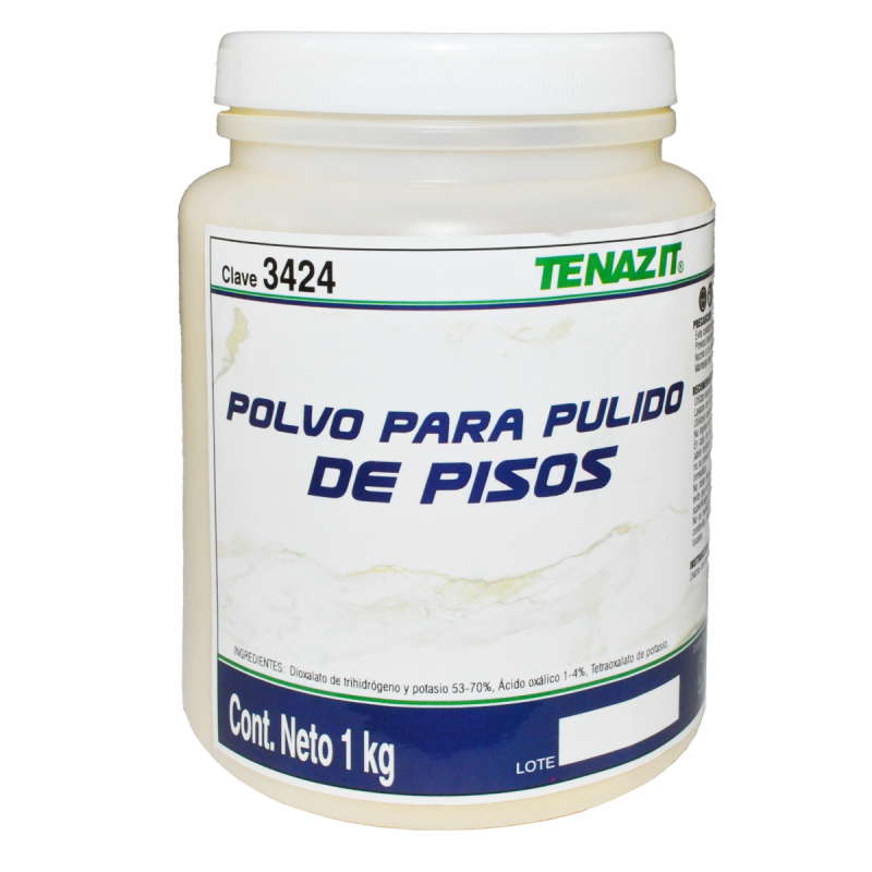 Polvo para pulir sobre mármol.
