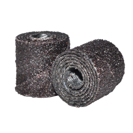 Cartucho de lija recto de 3/4 x 3/4 x 1/4 Pulgadas de Óxido de Aluminio - Grano 60