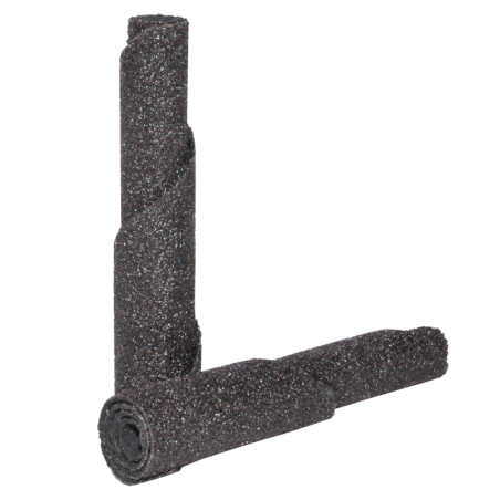 Cartucho de lija cónico de 3/8 x 2 x 1/8 Pulgadas de Óxido de Aluminio - Grano 80