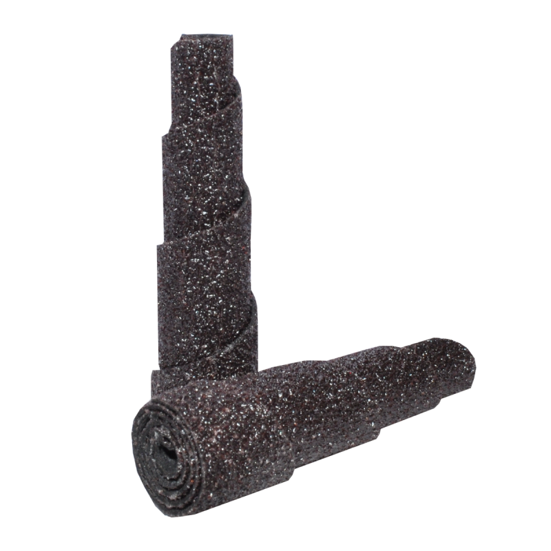 Cartucho de lija cónico de 1/2 x 2 x 1/8 Pulgadas de Óxido de Aluminio - Grano 60