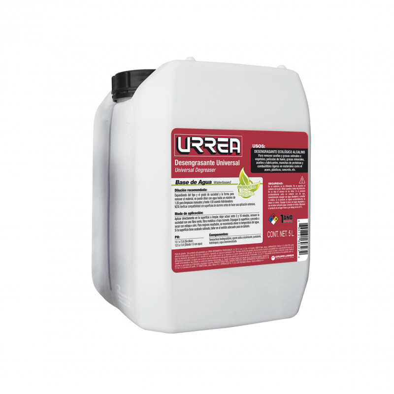ECO15 URREA Desengrasante base agua 5L Urrea | DIHERESA ECO15 URREA Desengrasante base agua 5L Urrea | DIHERESA