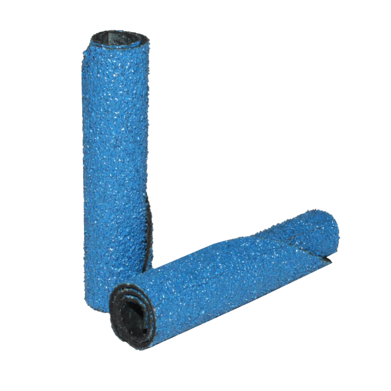 Cartucho de lija recto de 1/2 x 2 x 1/4 Pulgadas de Zirconio - Grano 80