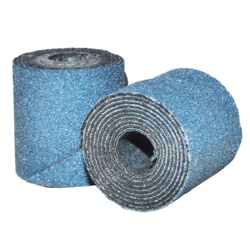 Cartucho de lija recto de 3/4 x 3/4 x 1/4 Pulgadas de Zirconio - Grano 150