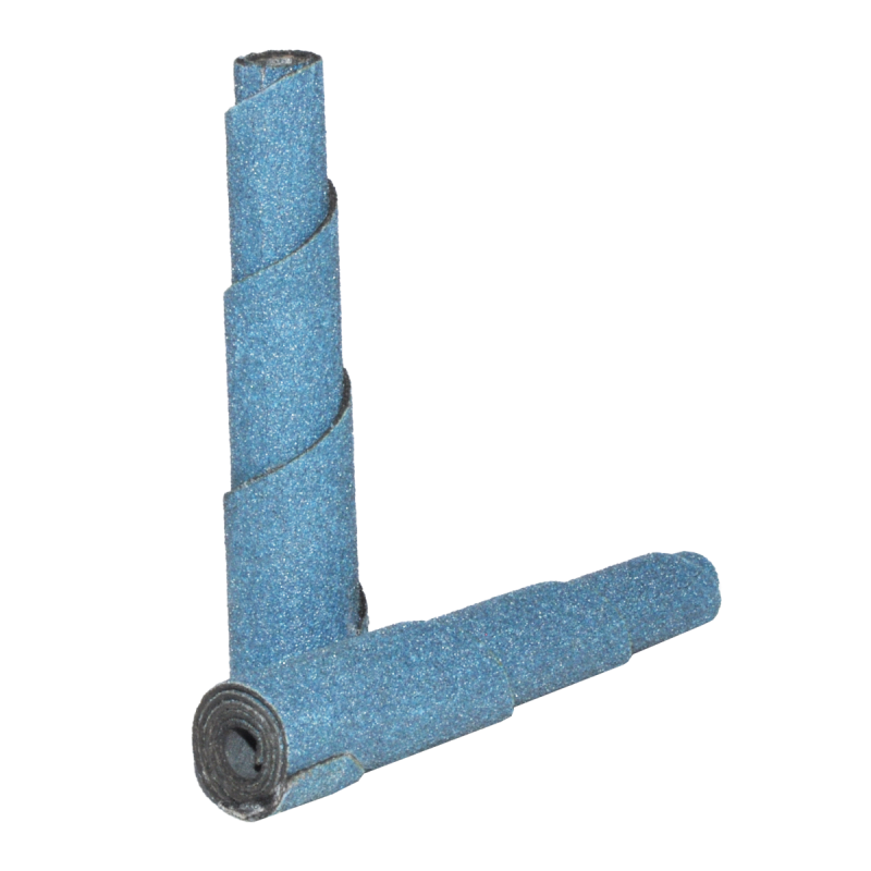 Cartucho de lija cónico de 3/8 x 2 x 1/8 Pulgadas de Zirconio - Grano 180