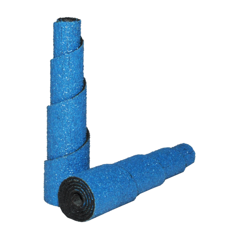 Cartucho de lija cónico de 1/2 x 2 x 1/8 Pulgadas de Zirconio - Grano 100