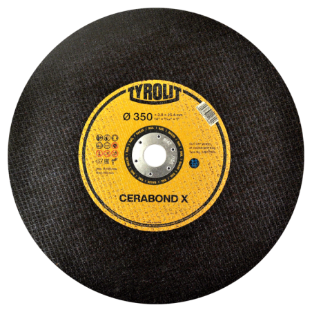 Disco de 14 x 9/64 x 1 Pulgadas para corte de riel.
