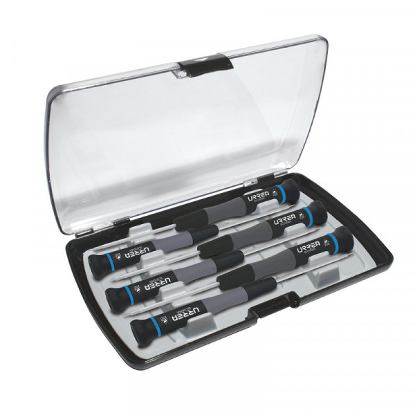 9501BT URREA Juego de Destornilladores ESD Torx6 piezas caja plástica Urrea | DIHERESA