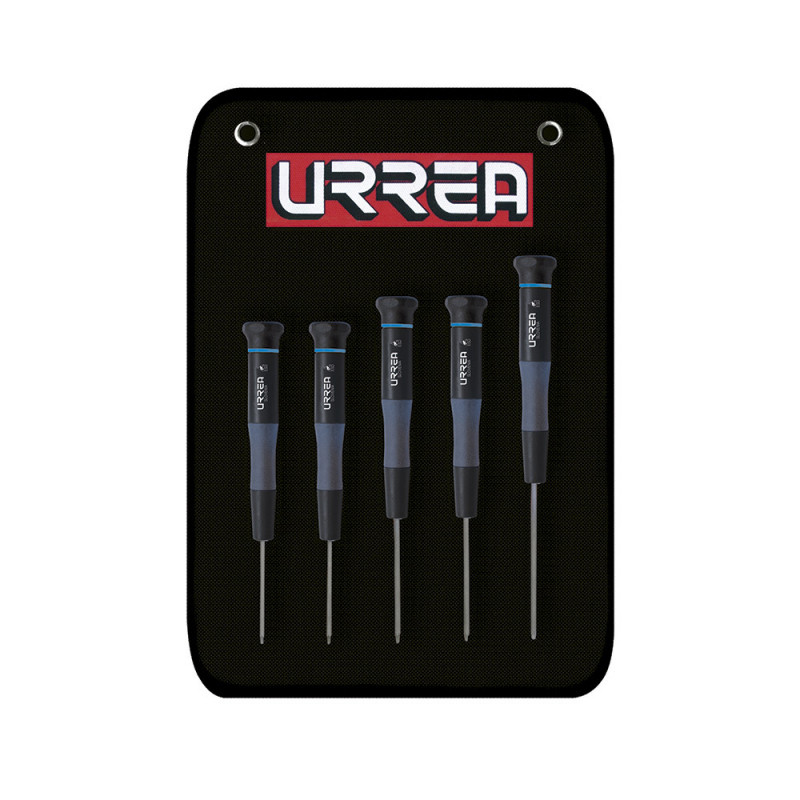 9500BT URREA Juego de Destornilladores ESD Torx5 piezas estuche lona Urrea | DIHERESA 9500BT URREA Juego de Destornilladores ESD Torx5 piezas estuche lona Urrea | DIHERESA