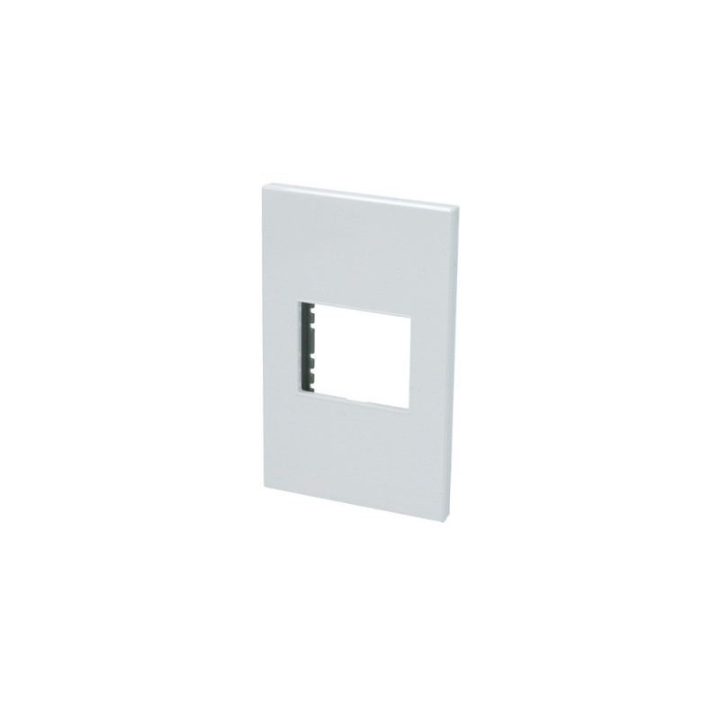 P601B SURTEK Placa para 1 módulo 1/2 color blanco Surtek | DIHERESA