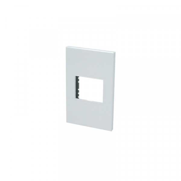 P601B SURTEK Placa para 1 módulo 1/2 color blanco Surtek | DIHERESA