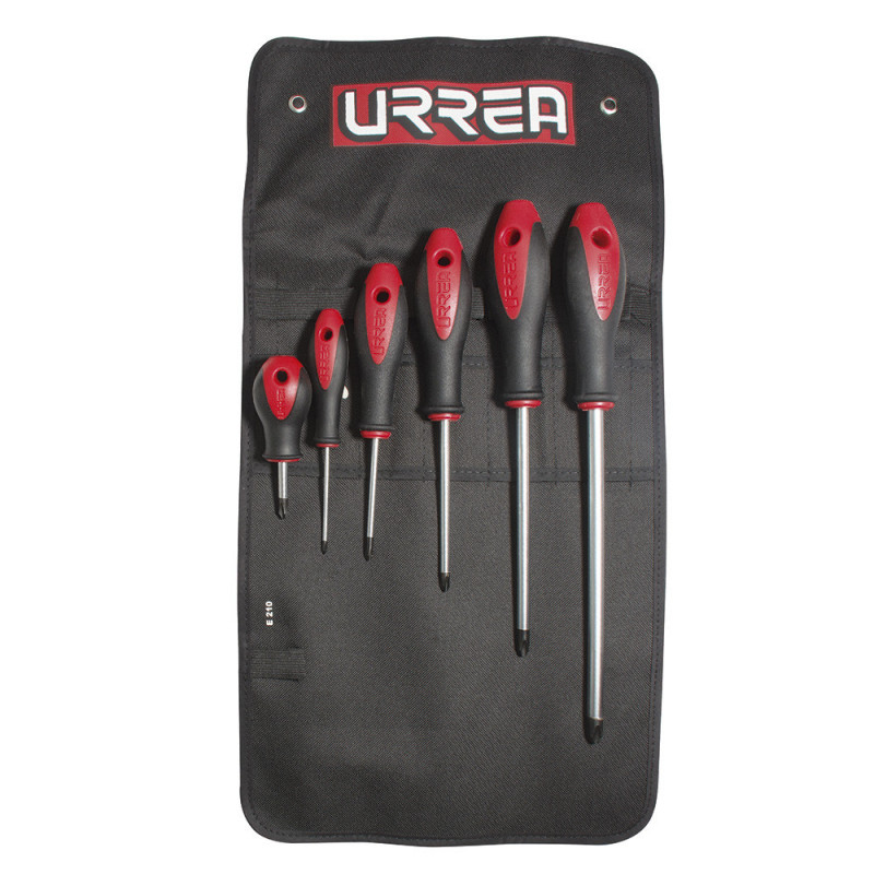 8600A URREA Juego de 6 destornilladores bimaterial Phillips Urrea | DIHERESA 8600A URREA Juego de 6 destornilladores bimaterial Phillips Urrea | DIHERESA