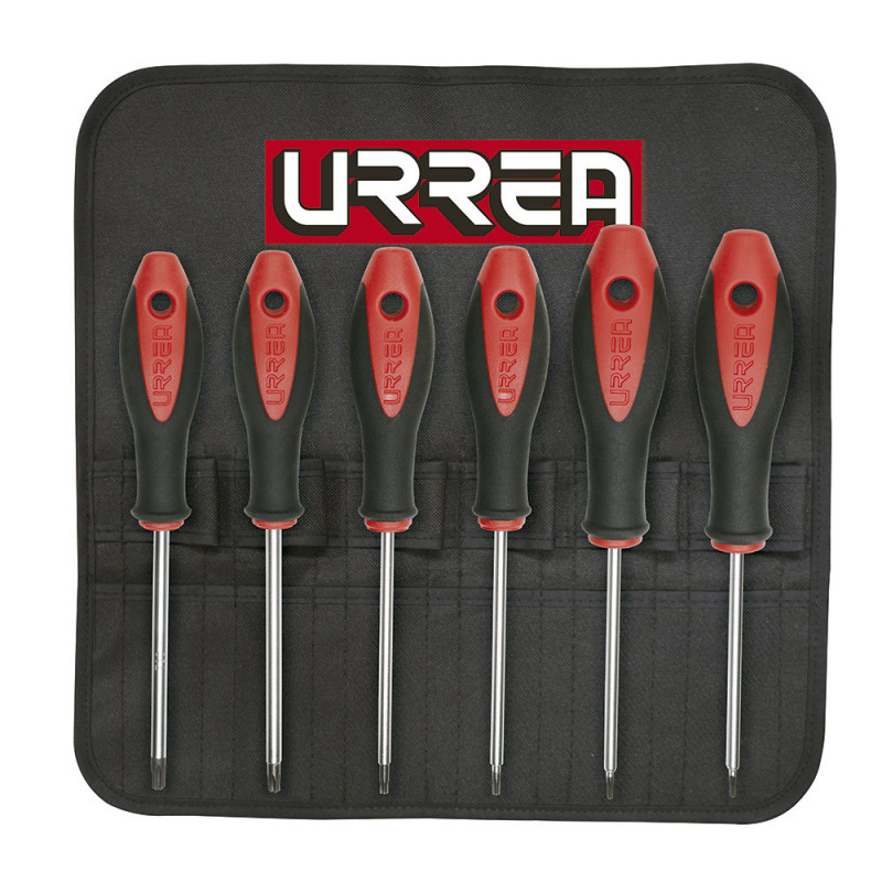 83W URREA Juego de 6 destornilladores bimaterial Torx Urrea | DIHERESA 83W URREA Juego de 6 destornilladores bimaterial Torx Urrea | DIHERESA