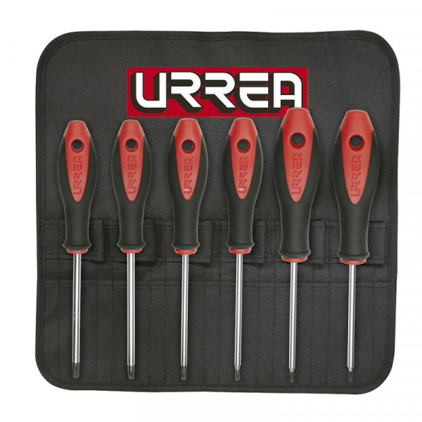 83W URREA Juego de 6 destornilladores bimaterial Torx Urrea | DIHERESA