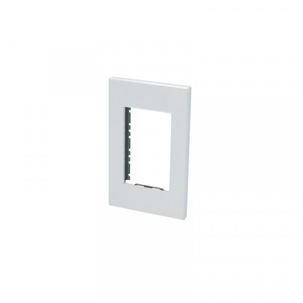 P603B SURTEK Placa para 1 módulo 1/1 color blanco Surtek | DIHERESA