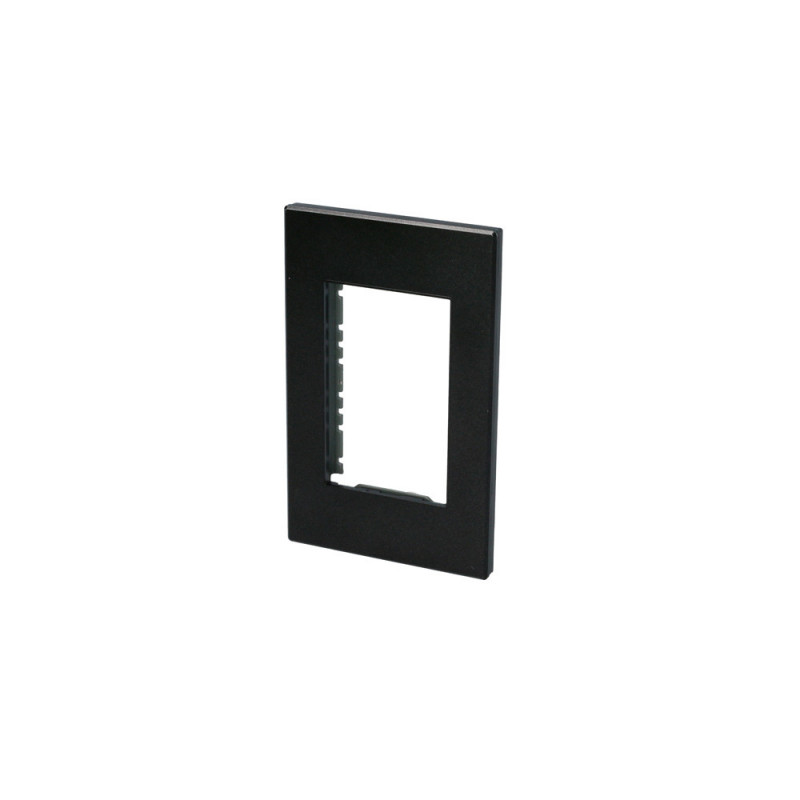 P603N SURTEK Placa para 1 módulo 1/1 color negro Surtek | DIHERESA P603N SURTEK Placa para 1 módulo 1/1 color negro Surtek | DIHERESA