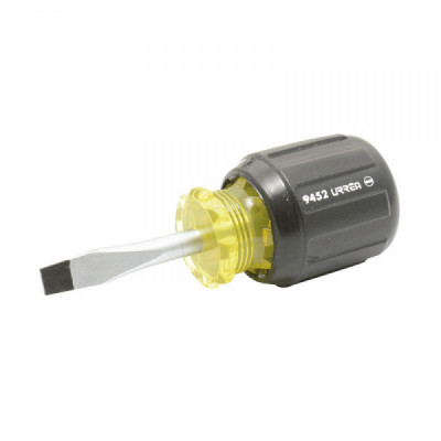 9452 URREA Destornillador cushion grip trompo barra redonda punta plana 1/4" x 1-3/8" Urrea | DIHERESA