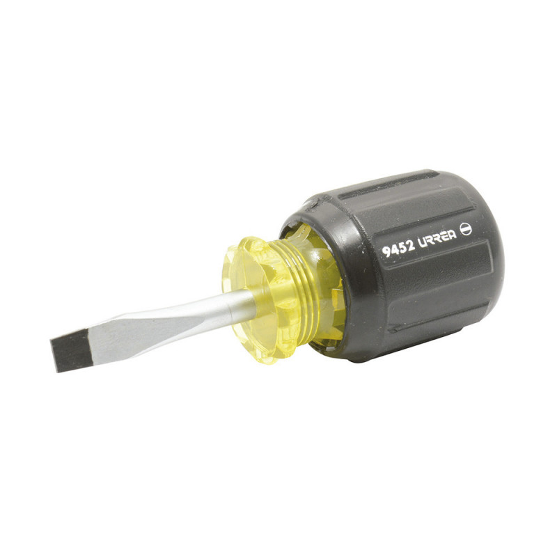 9452 URREA Destornillador cushion grip trompo barra redonda punta plana 1/4" x 1-3/8" Urrea | DIHERESA 9452 URREA Destornillador cushion grip trompo barra redonda punta plana 1/4" x 1-3/8" Urrea | DIHERESA